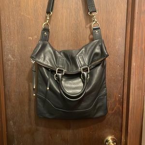 Sabina New York black leather bag